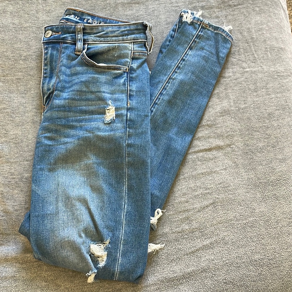 American Eagle super hi-rise jegging